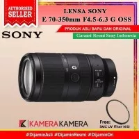 Lensa Sony E 70-350mm F4.5-6.3 G OSS / SEL70350G Free Filter NISI 67mm