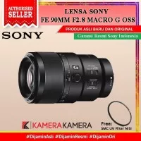 Lensa Sony FE 90MM F2.8 MACRO G OSS / SEL90M28G Free Filter NISI 62mm