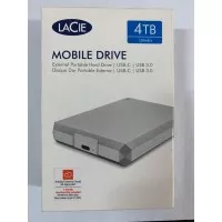 Harddisk Lacie Mobile Drive 4Tb USB-C - Harddisk External 4Tb Lacie