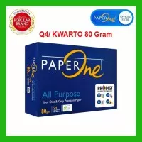 PAPERONE Q4 QUARTO / KWARTO HVS 80GRAM DAN 70GSM / KERTAS KUARTO