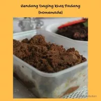 Rendang Daging khas Padang Homemade Murah Tanpa Pengawet, Bumbu Kental