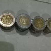 Uang logam LANGKA, 1000 rupiah, kelapa sawit