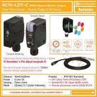 Autonics BC15-LDT-C Photo Sensor Color Mark BC Series 100% Ori