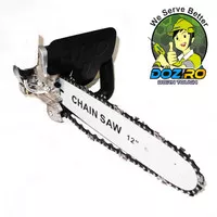 Konverter Mini Chainsaw Chain Saw 12 inch Gergaji Potong Kayu Gerinda