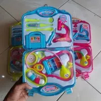 Mainan Set Dokter Koper Anak Edukatif - Dokteran Paket Medical Edukasi
