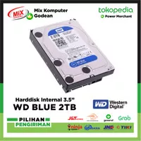 WD Harddisk Internal 2TB Blue 3.5 inch SATA 3 Hardisk HDD 2TB