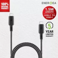 Energea - Nylotough USB-C to USB-C 1.5 mtr - Black