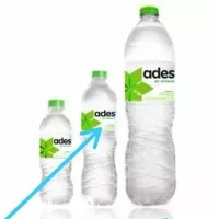 ades air mineral 600ml harga yang tertera harga per botol