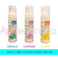 Jolly dry clean Foam 200 ml - Shampoo kelinci shampo kering