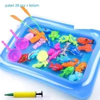 Mainan pancing ikan dengan air, Kolam pancing ikan magnet anak