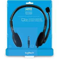 Logitech Stereo Headset H111- Hitam