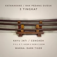 Kimu : Katanakake ( Rak / Tatakan Pedang) 3 Tingkat