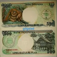 Uang Kuno 500 Rupiah Orang Utan 1992