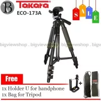 Tripod Takara ECO-173A with Bag/Tas/Pouch plus Holder