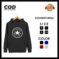 Hoodie Jumper Converse Logo Premium / Sweater Cewek / New Hoodie Pria