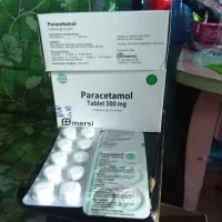 Paracetamol Tablet 500mg Blister isi 10 tablet