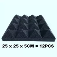 Busa Telur Peredam Suara Acoustic Foam Soundproof Noise 25x25x5CM