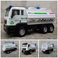 Diecast Truk Tanki Alloy - Mainan Miniatur Truck Tangki Mobil Anak