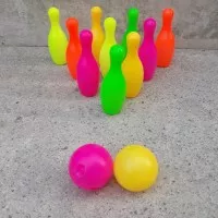 Mainan Bola Bowling Set Permainan Anak Edukatif Edukasi Kreatif