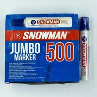 Spidol Snowman Jumbo Permanen 500 - Merah