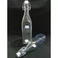 Botol kaca berkunci/ botol limun jadoel 920ml