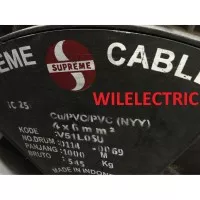 Kabel listrik NYY 4 x 6 mm 4x6 mm supreme per meter ecer