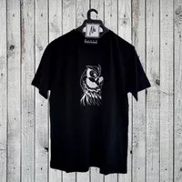 Kaos Nubes Bird Hitam Lengan Pendek T-shirt Cotton Combed 30S