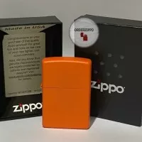 Zippo Original Reg Orange Matte 231