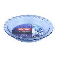 Pyrex Loyang Kaca Pie 24 Cm - Biru