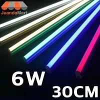 Lampu TL Neon T5 LED 6W 30cm Tube Warna Warni