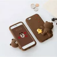 Case OPPO F1S A37F Neo 7 Neo 9 Casing Silikon Brown - OPPO A37F/NEO 9