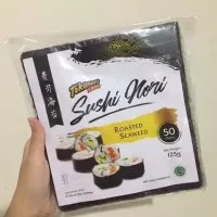 rumput laut nori untuk sushi kimbam 5 lebar/10 lembar - 5 lembar