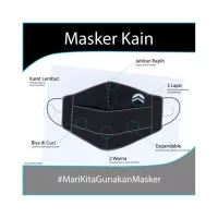 MASKER KAIN 3PLY/MASKER KAIN 3 LAPIS/MASKER DEBU NON MEDIS