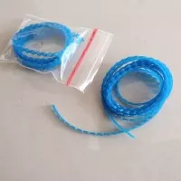 Power Chain 1 Meter Biru Soft ( gem blue 022 ) Karet gigi