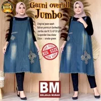 GAUNI Overall Dress Denim Jumbo LD 130 cm Midi Dress Jeans casual