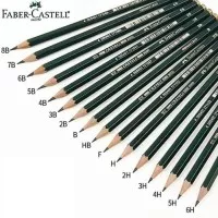 PENSIL FABER CASTELL 9000 B 2B 3B 4B 5B 6B 7B 8B HB F H 2H 3H 4H 5H 6H