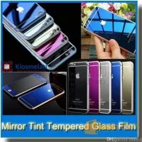 Tempered Glass Iphone Croom Mirror Iphone 4/5/6 Depan Belakang Ful Set