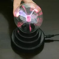 Pajangan Lampu Bola Kristal Plasma Light Sphere Minimalis Dekorasi