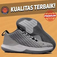 Sepatu Basket Sneakers Air Jordan CP3 XII 12 Cool Grey Abu Pria Wanita - 43