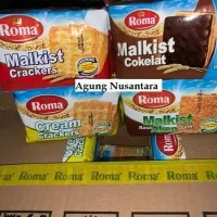 Roma Malkist Crackers, Abon , Coklat dan Cream Crackers 135 gr - Cream Crackers