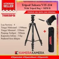 Tripod Takara VIT-234 Video Tripod + tripod bag + Holder U MPHB