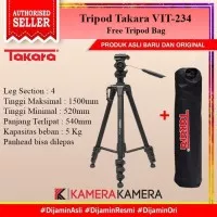 Tripod Takara VIT-234 Video Tripod + tripod bag for DSLR & Mirrorless
