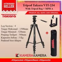 Tripod Takara VIT-234 Video Tripod + tripod bag + Holder U MPHA
