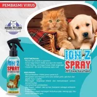 Ion Z Spray 150ml - Pembasmi Jamur Scabies Virus Bakteri Hewan