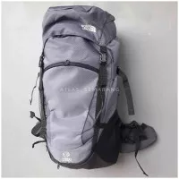 TNF 45L Hiking Backpack Tas Carier Produksi Lokal Grey