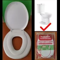 TUTUP CLOSET 2IN1 TECHPLAS ( TOILET SEAT AND COVER ) PUTIH