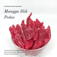 Manisan Mangga Kering | Manisan Buah Mangga Stik Pedas 250 Gram