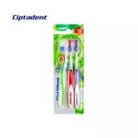 CIPTADENT Toothbrush Pack Isi 3pcs ORIGINAL / Ciptadent Sikat Gigi Kel