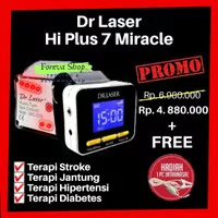 Jam Tangan Kesehatan Terapi Stroke Hipertensi Dr Laser Hi Plus 7 ORI