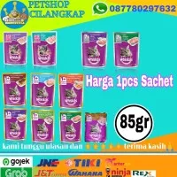 makanan kucing whiskas sachet 85gr makanan basah kucing whiskas